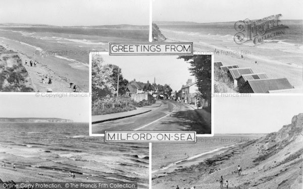 Photo of Milford On Sea, Greetings From c.1955