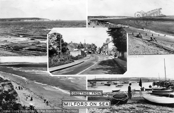 Photo of Milford On Sea, Greetings From c.1955