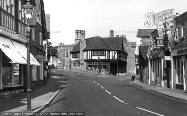Photo of Milford On Sea, High Street c.1960