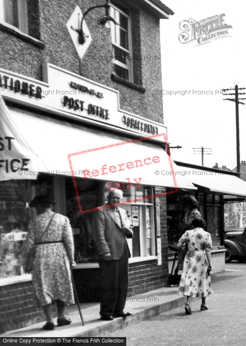 Photo of Milford On Sea, High Street Post Office c.1955