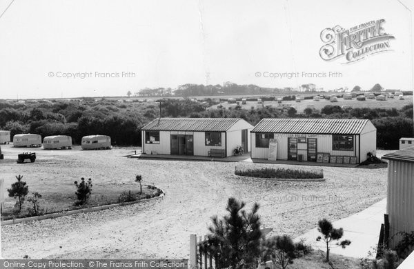 Photo of Milford On Sea, Sea Breeze Caravan Camp c.1955
