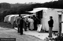 Sea Breeze Caravan Park Shop c.1955, Milford On Sea