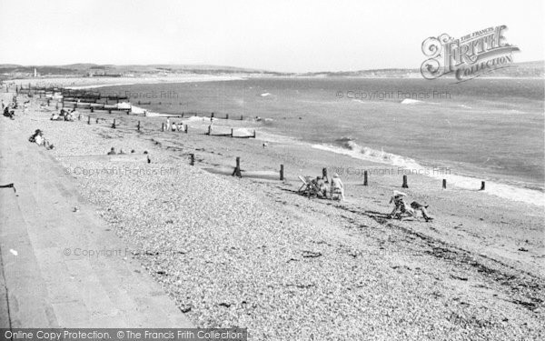 Photo of Milford On Sea, The Beach c.1955