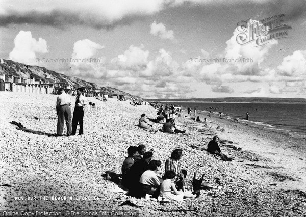 Photo of Milford On Sea, The Beach c.1960