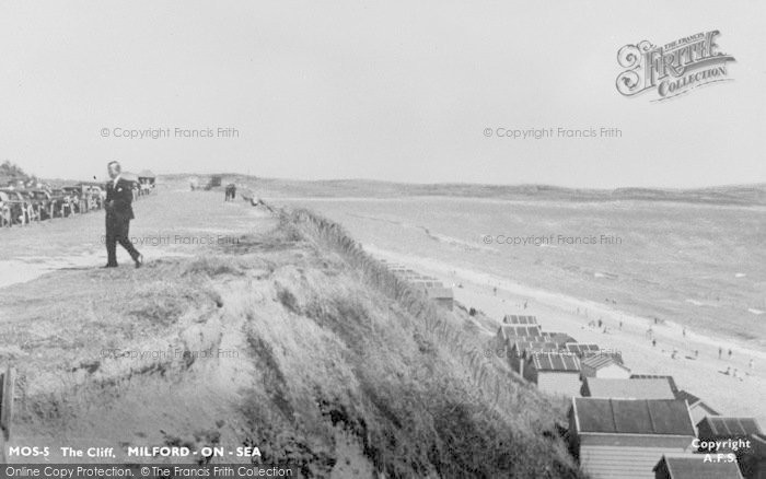 Photo of Milford On Sea, The Cliffs c.1955
