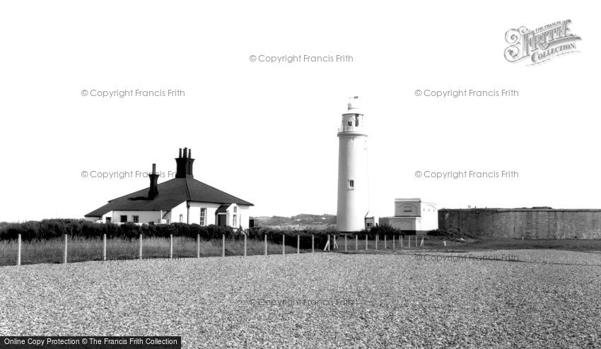 Milford on Sea, the Lighthouse, Hurst Point c1960