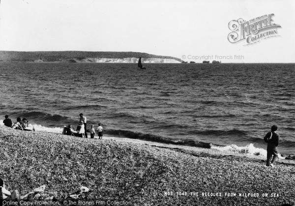 Photo of Milford On Sea, The Needles c.1955