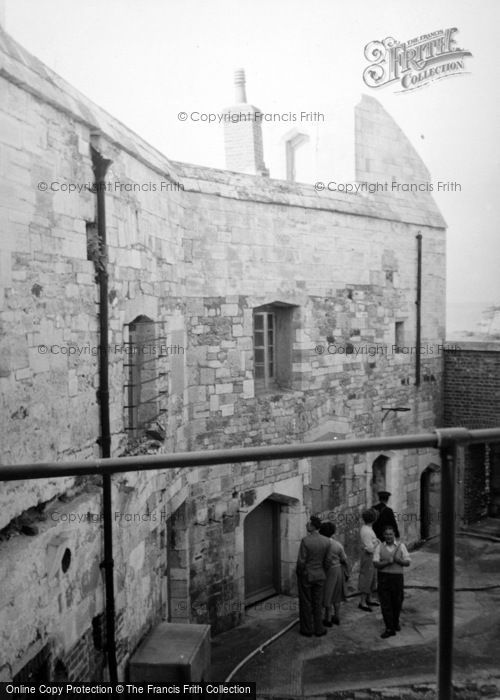 Photo of Milford On Sea, Visitors At Hurst Castle 1952