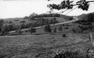 Mill Hill, Barnet Way from Moat Mount c1955