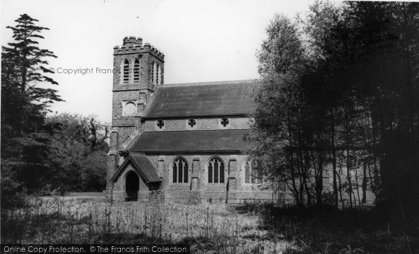 Photo of Milland, New St Luke's Church c.1955