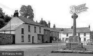 Millbrook, Square and War Memorial c1955