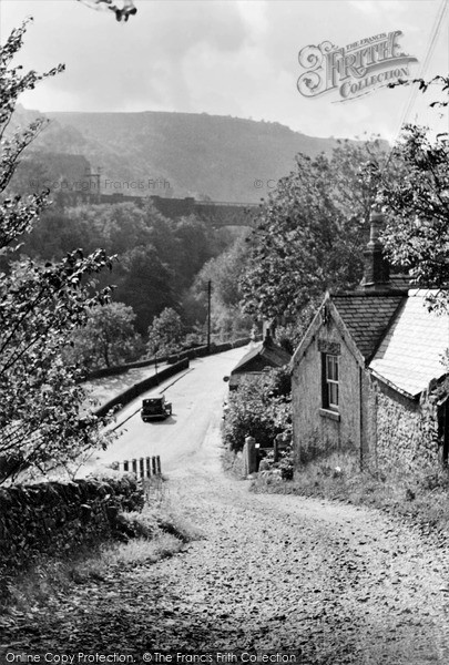 Photo of Miller's Dale, The Mill Road c.1955