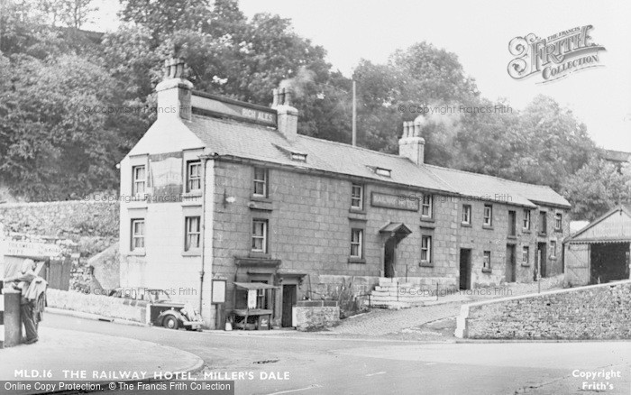 Photo of Miller's Dale, The Railway Hotel c.1955