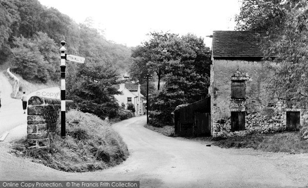 Photo of Miller's Dale, The Road To Litton Mill c.1955