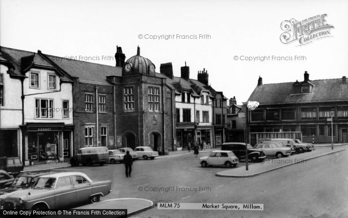 Photo of Millom, Market Square c.1965