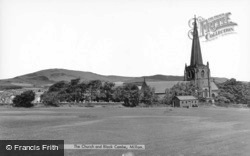 The Church And Black Combe c.1960, Millom