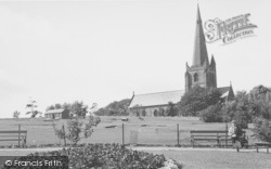 The Park And Church c.1950, Millom