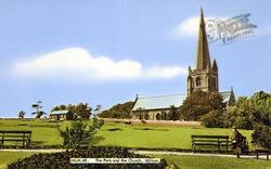 The Park And Church c.1950, Millom