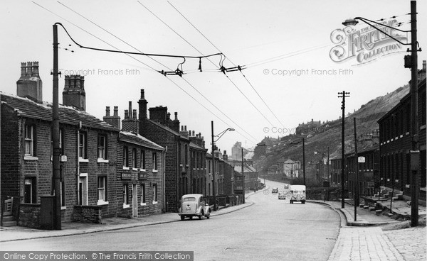 Photo of Milnsbridge, Manchester Road c.1955