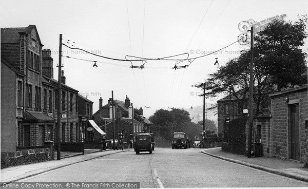 Photo of Milnsbridge, Manchester Road c.1955
