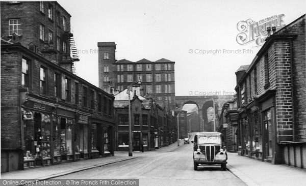 Photo of Milnsbridge, Market Street c.1955