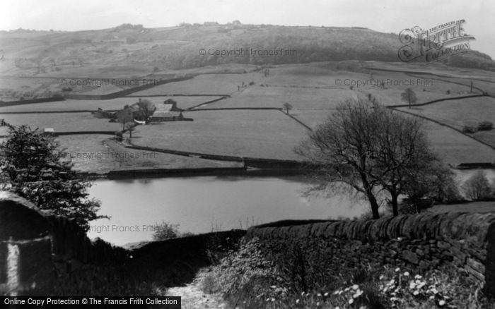 Photo of Milnsbridge, Oakscar Reservoir c.1955