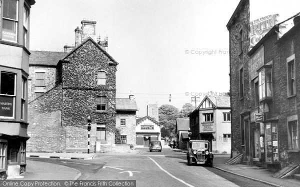 Photo of Milnthorpe, Cross Roads c.1955