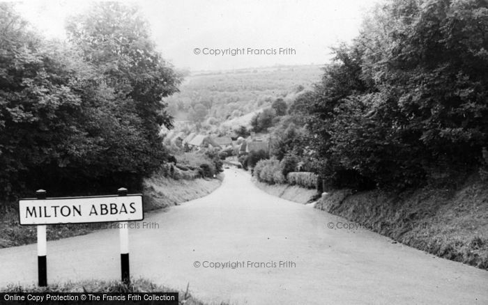 Photo of Milton Abbas, Approach To Village c.1965