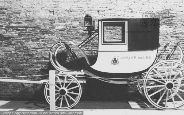 Photo of Milton Combe, Wooden Carriage, Buckland Abbey c.1955