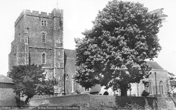 Photo of Milton Regis, Holy Trinity Church c.1955