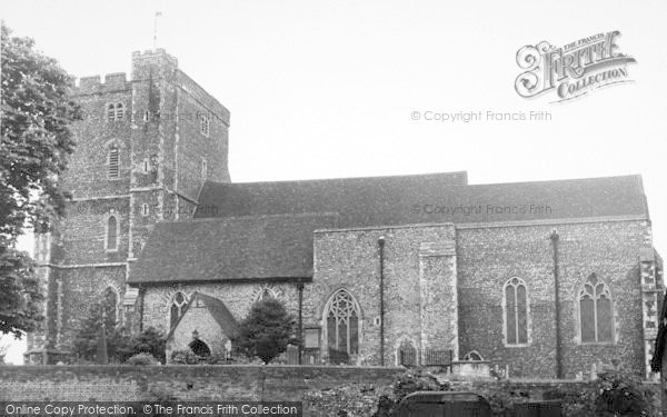 Photo of Milton Regis, Holy Trinity Church c.1960