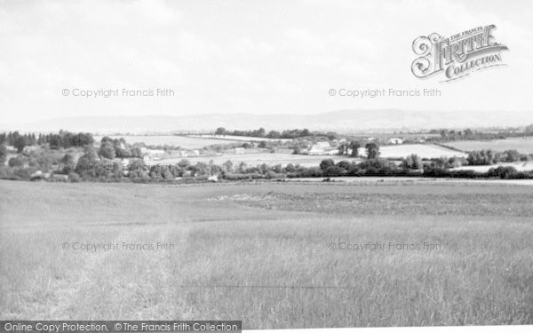 Photo of Milverton, View Of The Quantocks From Oake Road c.1955