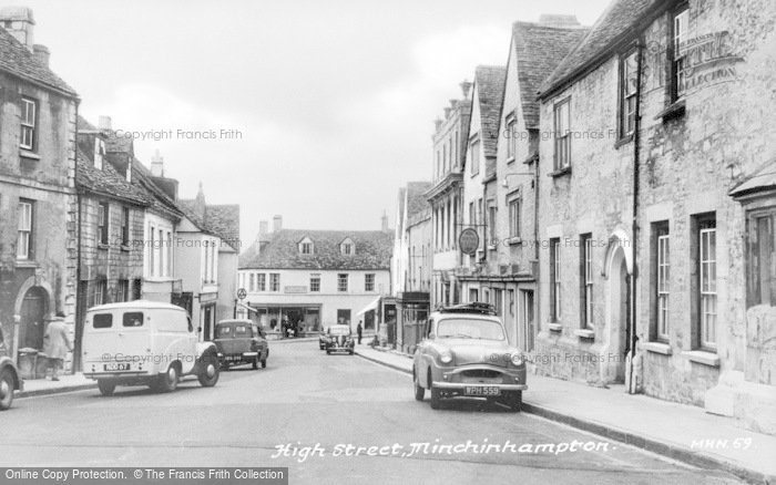 Photo of Minchinhampton, High Street c.1960