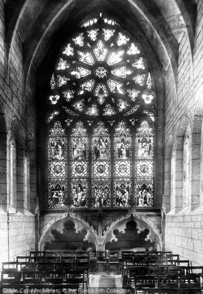 Photo of Minchinhampton, The Church, The Rose Window 1901