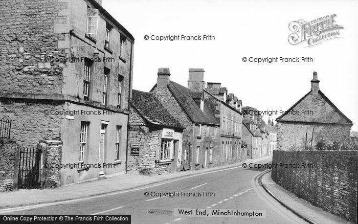 Photo of Minchinhampton, West End c.1950