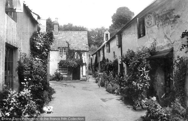 Photo of Minehead, Almshouses, Market House Lane 1901