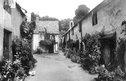 Almshouses, Market House Lane 1901, Minehead