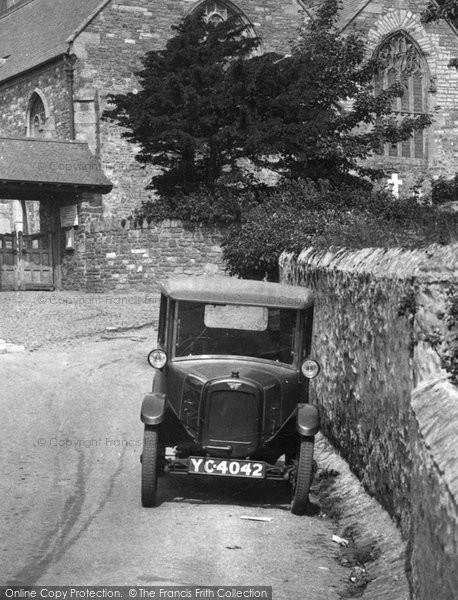 Photo of Minehead, An Old Car 1929