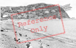 Beach And North Hill c.1935, Minehead