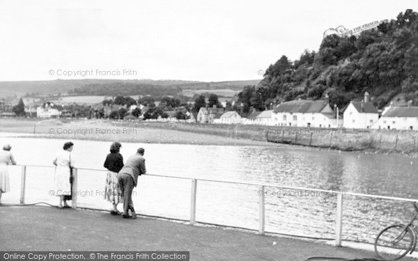 Photo of Minehead, Beach From The Harbour c.1955