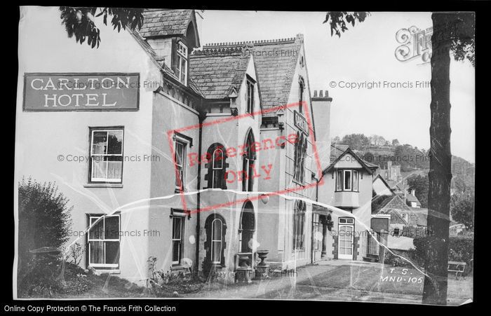 Photo of Minehead, Carlton Hotel c.1950