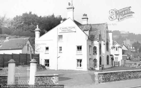 Photo of Minehead, Carlton Hotel c.1955