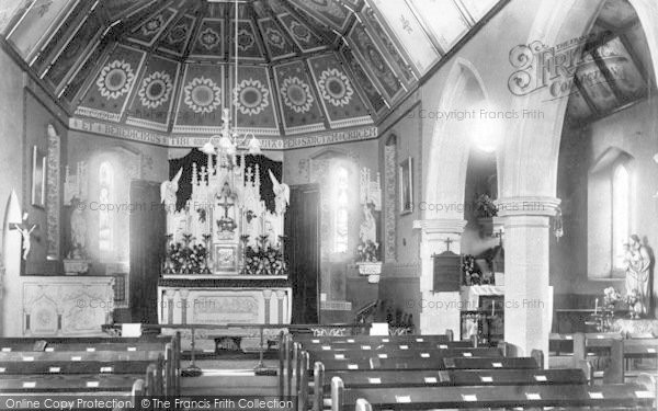 Photo of Minehead, Catholic Church Interior 1906