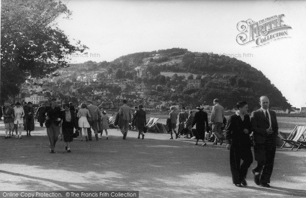 Photo of Minehead, Central Promenade 1939
