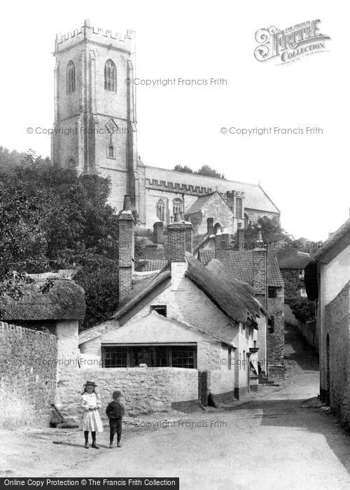 Photo of Minehead, Children In Church Town 1901