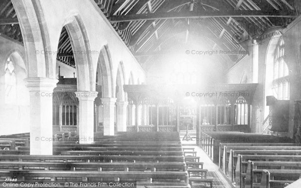 Photo of Minehead, Church Interior 1890
