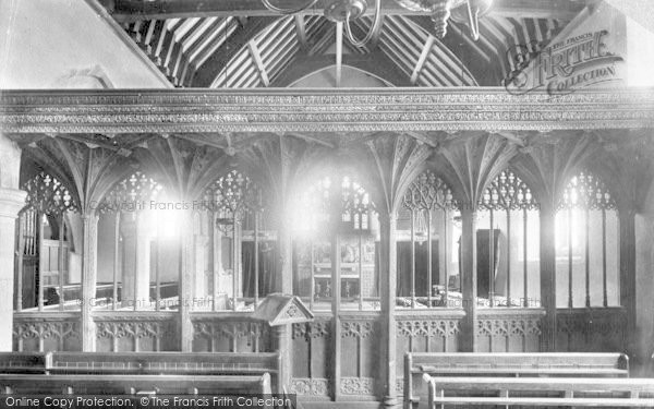 Photo of Minehead, Church Screen 1900