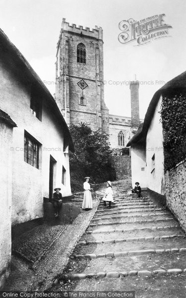 Photo of Minehead, Church Steps 1903