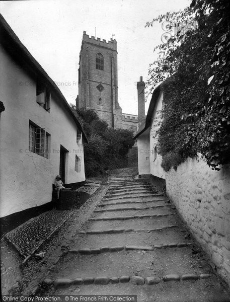 Photo of Minehead, Church Steps 1926