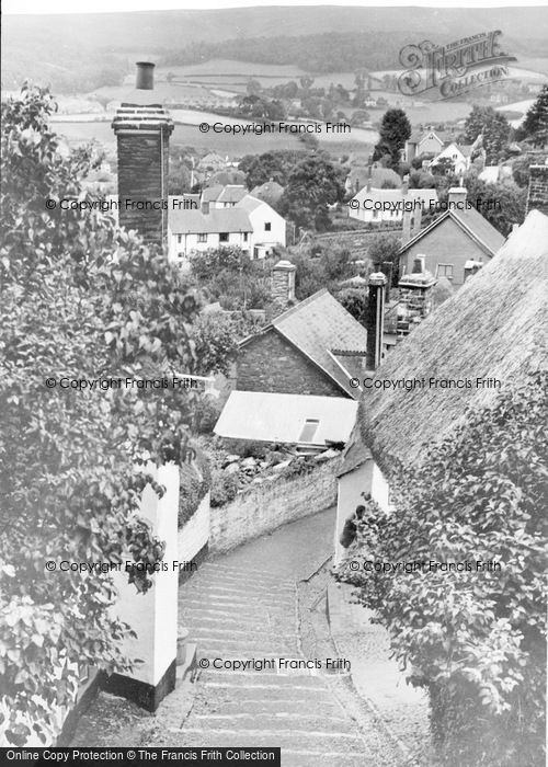 Photo of Minehead, Church Steps c.1960